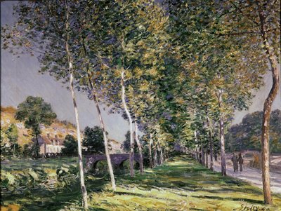 Der Spaziergang, 1890 von Alfred Sisley